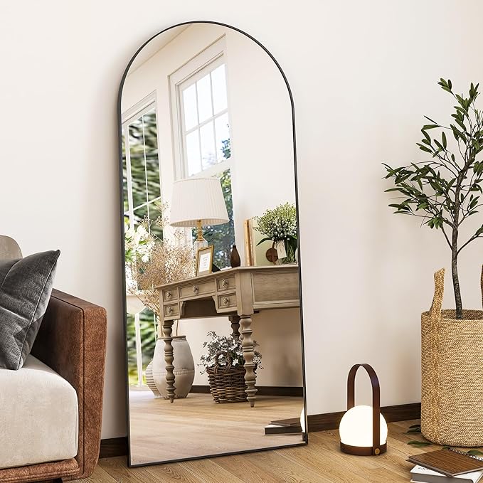 HARRITPURE 56"x21"Full Length Mirror Arch Floor Mirrors by HARRITPUREHome