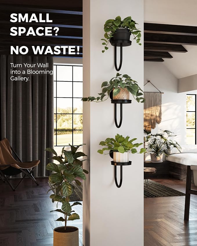 Bamworld Hanging Planters for Indoor Plants Wall Plant Holder Plant Hanger - Image 5