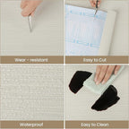 TANONE Grasscloth Peel and Stick Wallpaper 17.7'' x 197'' Self-Adhesive - Image 5