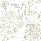 Yasinet Peel and Stick Wallpaper Vintage Floral Wallpaper Boho Floral Contact by Yasinet