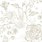 Yasinet Peel and Stick Wallpaper Boho Floral Wallpaper Vintage Floral Contact by Yasinet