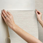 RoomMates Neutral Dimensional Grasscloth Peel and Stick Wallpaper, RMK12682PLW - Image 7