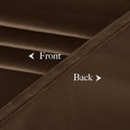 NICETOWN Brown Velvet Curtains 108 inches Long 2 Panel - Image 7