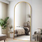 Rowjut Floor Full Length Mirror, Arched Mirrors Full Length 76"x34" - Image 8