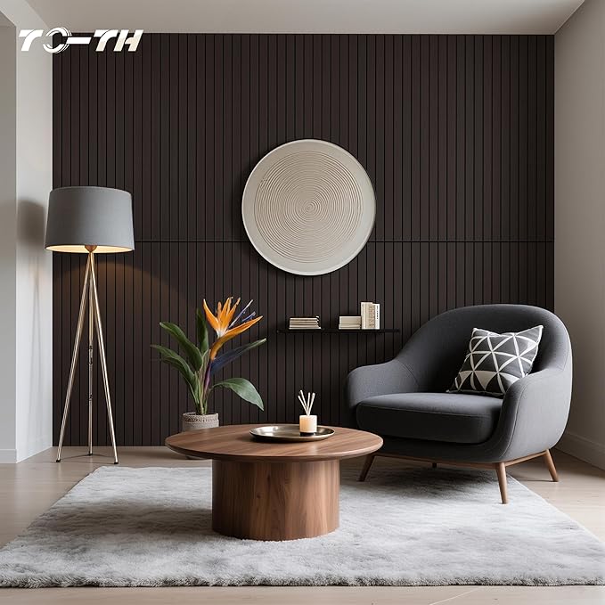 TO-TH Wood-Look Acoustic Wall Panels, 10 Pack 47.2” x 23.6” Acoustic Panels - Image 5