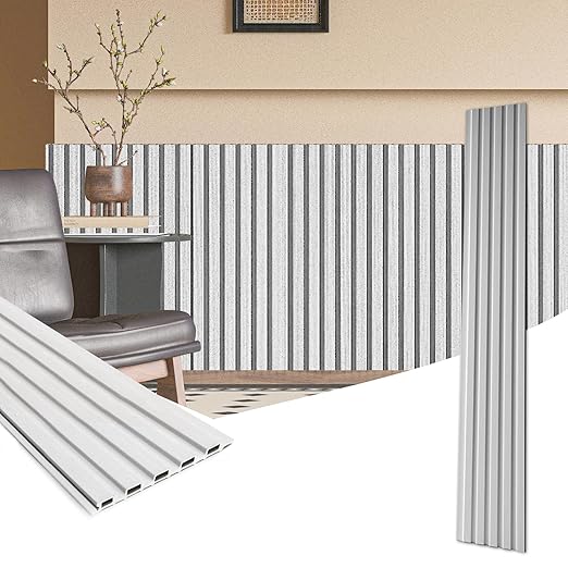 Art3d WPC Wainscoting Panels, Living Room by Art3d
