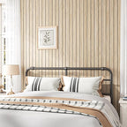 VEELIKE White Oak Wood Wall Panels Peel and Stick Foam Slat Wall Panel - Image 2