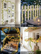 suddus Vines with Fairy Lights Battery & USB Powered Operated, 33ft 100 LED - Image 6
