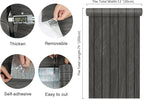 CHIHUT Charcoal Wood Panels for Wall 12"x79" Sound Absorbing Herringbone Wood - Image 8