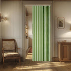 AJAZZ 100% Blackout Magnetic Door Curtain Accordion Doors Interior Folding by AJAZZ