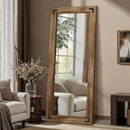 FICTOR Wooden Full Length Mirror, by FICTOR