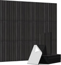 PVC Acoustic Wood Wall Panels, 12 Pack 11.8 x 15.7 x 0.35 Inch Sound Proofing by AUTORIFIC