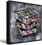 Banksy Wall-Art for Office by SIXTTARTCANVASWALLART