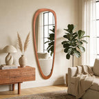 WallBeyond Asymmetrical Mirror, Irregular Mirror Full Length, Boho Wall Mirrors - Image 3