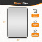 Delma Bathroom Vanity Mirror, High-Definition Bathroom Mirror, Versatile - Image 6