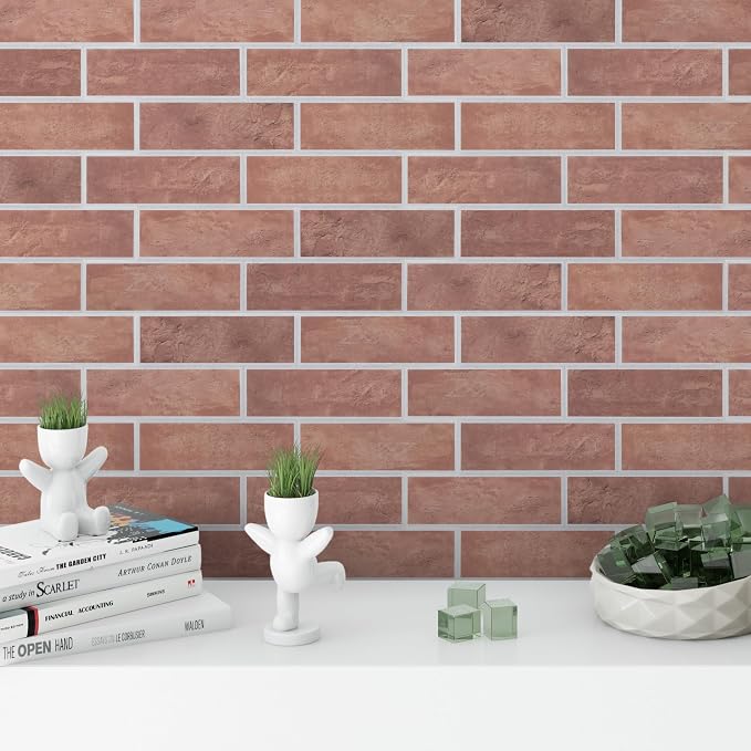 8-Pack 3D Faux Brick Acoustic Wall Panels, 11.8" x 11.8" PET Soundproof & Noise - Image 6