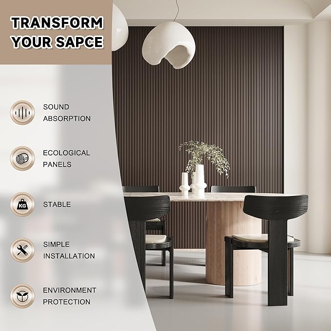 POHARE Slat Wall Paneling, Acoustic Wall Panels - Image 6