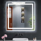 30"x30" LED Bathroom Mirror by MYSUNORIA