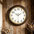 Yoiolclc Wall Clock Battery Operated Silent Non-Ticking Vintage Wall Clocks - Image 2