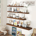 Floating Shelves for Wall 36 inch Long, Engineered Wood Wall Shelves - Image 6