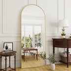 Rowjut 64"x21"Floor Mirror Arched Full Length Mirros, Mirror Floor Length by Rowjut