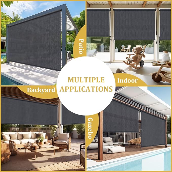 Shade&Beyond Outdoor Roller Shades - Image 8