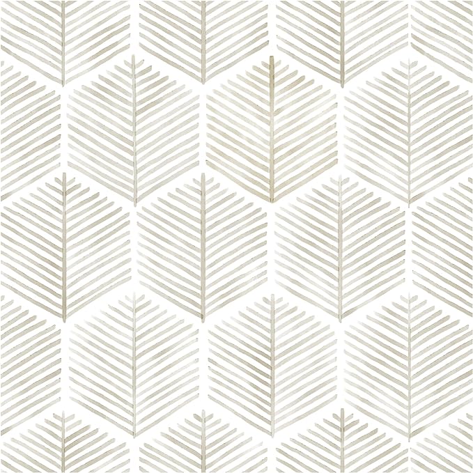 Modern Peel and Stick Wallpaper 17.3''×393'' Self Adhesive Wallpaper Boho by OSECAGE