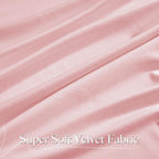 NICETOWN Baby Pink Velvet Curtains 84 inch Long 2 Panels - Image 5