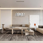 15" 3D LED Digital Wall Clock, Large Decor Wall Clock, Time/Date/Temperature - Image 9