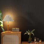 FUKU MON 23.6" X 393" Dark Gray Wallpaper Peel and Stick Contact Paper Solid - Image 2
