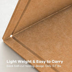 Bulletin Board, 24 x 18 inches Felt Board Decorative Pin Board, Cork Board - Image 3