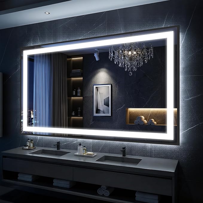 Antok 55X40 LED Bathroom Mirror by AntokMirror