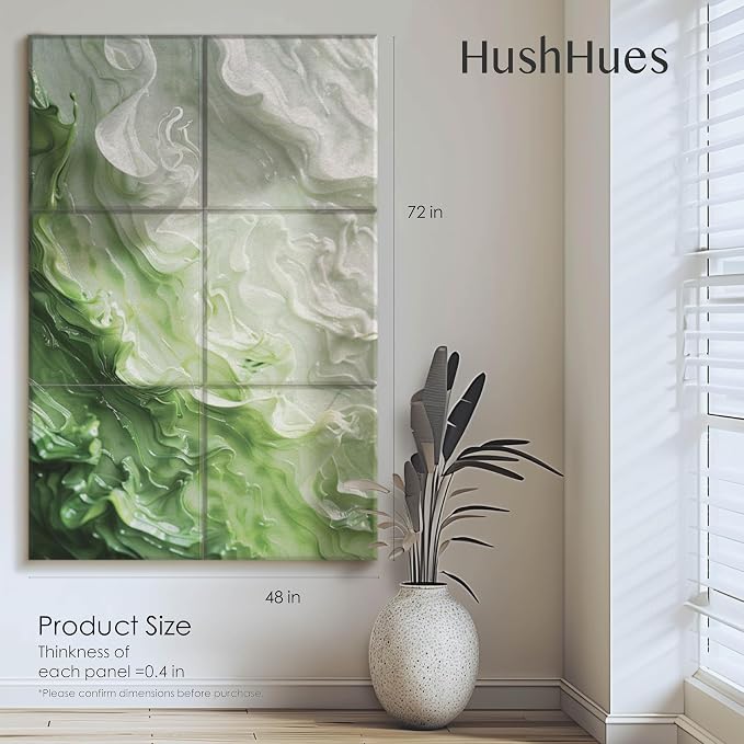 6-Pack Art Acoustic Panels 72x48 Inches Soundproof Wall Panels - Image 2