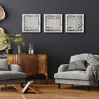 Set of 4 Boho Wall Mirrors - Image 6