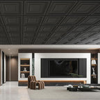 Art3d Drop Ceiling Tiles 24x24 Inch – Glue Up PVC Ceiling Tiles 2x2 Ft. - Image 2