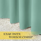NICETOWN Room Darkening Short Curtain 54 inches Long - Image 6