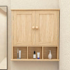 TaoHFE Natural Wooden Color Bathroom Wall Cabinet - Image 3