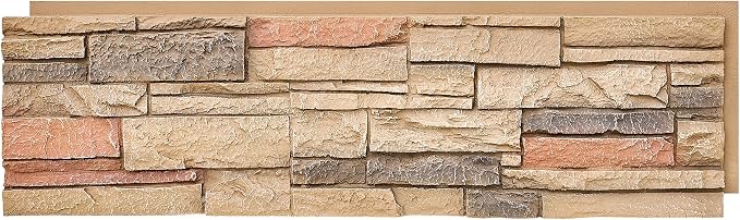8-Pack Faux Stone Wall Panels PU Stone Veneer Siding, Mortarless Lightweight - Image 5
