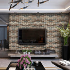10-Pack 52 Sq.Ft 3D Wall Panels Peel and Stick 3D Faux Brick Wallpaper Peel and - Image 2