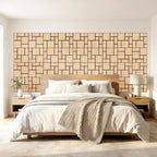 Mollywell Acoustic Panels, PVC Wood-Grain Decor, 12x12 Inch Carved Pattern - Image 8