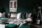 Dimoon 236''x17.7'' Dark Green Peel and Stick Wallpaper Contact Paper Modern - Image 7
