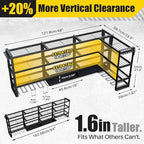 XLarge 64''W Power Tool Organizer Wall Mount | Modular&Corner-Fit 820lbs Garage - Image 3