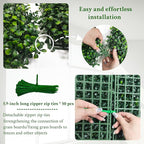 Artificial Boxwood Panels: 20"x 20" 4-Layer Leaf UV-Protected Grass Wall - Image 5