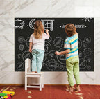 Chalkboard Wallpaper Peel and Stick, Self Adhesive Blackboard Wall Decals - Image 7