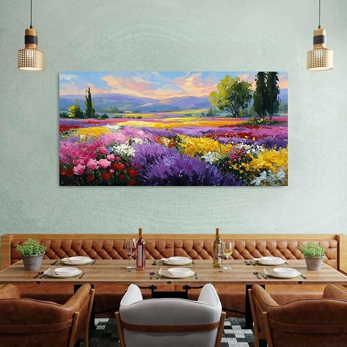 Flower Wall Art Vintage White Floral Canvas Pictures Abstract Blooming Flower - Image 4