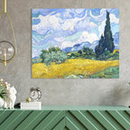 1 KINGO Van Gogh Canvas Wall Art: Wheat Field - Image 5