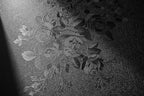 Black Peel and Stick Wallpaper Floral Black Wallpaper 17.7inch x 118.1inch by lenify