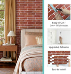 Commomy 3D Brick Wall Panels Peel and Stick - Image 5