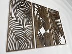 Tropical Leaves Wood Wall Art for Living Room, Botanical Wall Art Wood Panel - Image 7