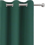 LEMOMO Dark Green Thermal Blackout Curtains/38 x 84 Inch/Set of 2 Panels Room - Image 7
